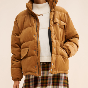 แจ็คเก็ตบอมเบอร์แบบซิปคุณภาพสูงสำหรับผู้หญิง ราคาถูก คอลเลคชั่นพิเศษสำหรับฤดูหนาว ให้ความอบอุ่นและสบาย - Product Image 4