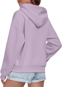 เสื้อฮู้ดแนวสตรีทใส่ได้ทั้งชายและหญิงคอตตอน1/4มีกระดุมผ้าฟลีซกระดุม100% เสื้อกันหนาวมีฮู้ดคอลเลกชันแฟชั่นฤดูหนาวออกแบบได้ตามต้องการ - Product Image 2