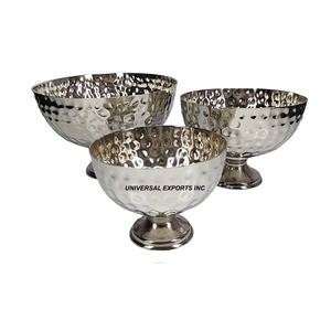 Cuenco de chocolate niquelado Diseño de forma redonda Nuevo cuenco dulce Venta caliente al por mayor Cuenco de chocolate de lujo - Product Image 4