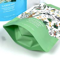 Sachet Doypack en plastique PE de qualité alimentaire avec bec verseur, imprimé personnalisé, pour lessive et recharge de savon liquide, 1 Litre