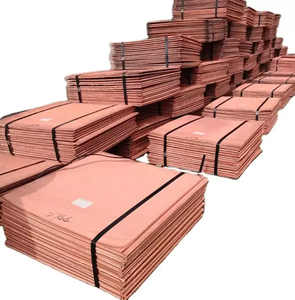 Plaque de cathode en cuivre de haute qualité et de haute pureté 99,99% avec services de soudage et de découpe, haute élongation, prix - Product Image 1