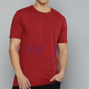 Ropa de gimnasio, producto, camisetas en blanco, las mejores camisetas al por mayor con logotipo OEM de algodón liso con cuello en V, camisetas transpirables de alta calidad para hombres - Product Image 1