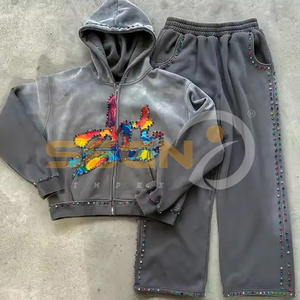 Sweats à capuche surdimensionnés de la meilleure qualité pour hommes Style Hip Hop Pull Fleece Sweats à capuche pour hommes Impression et logo personnalisés - Product Image 2