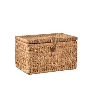 A Subtle Tropical Feel Bring A Touch Of Nature Into Your Home With This Versatile Water Hyacinth Storage Trunk