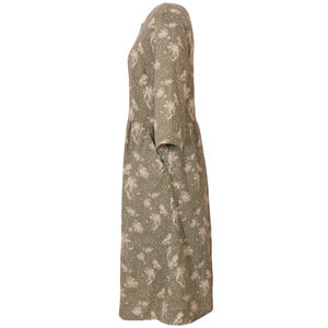 Robe Briar 100% coton, style bohème, imprimé floral en cascade, longueur genoux, lavable, pour l'été, le printemps et l'automne - Product Image 5