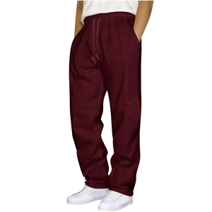 Nouveau style sport pantalons décontractés avec doublure en polaire style jogger plusieurs poches cordon de serrage pantalon cargo ample pour hommes - Product Image 4