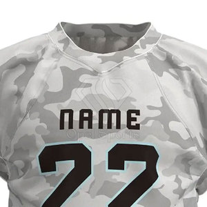 Venta caliente Uniforme de fútbol americano de diseño personalizado con mangas cortas Último lanzamiento - Product Image 6