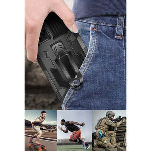 Funda híbrida para Motorola G Power 2021 con soporte y clip metálico - Product Image 2