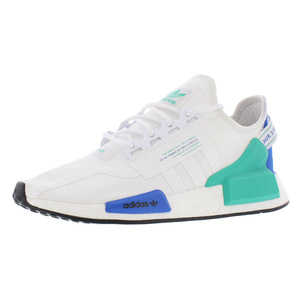 Scarpe da uomo Adidas Nmd_R1 V2 Colore: Bianco/Aqua/Blu 100% autentiche - Product Image 1