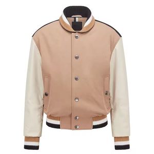 Veste universitaire de luxe légère pour hommes de marque à la mode pour le printemps automne costume de Baseball à col montant imprimé personnalisé climatisé - Product Image 1