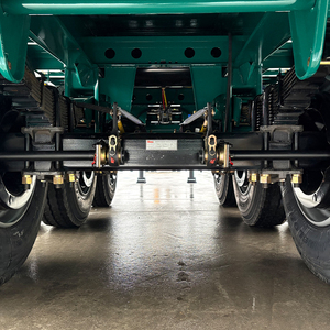 Semi-remorque à plateau en acier Super Rhinox Heavy Duty de 40/45/48 pieds, 3 essieux, pour conteneurs, à vendre - Product Image 3
