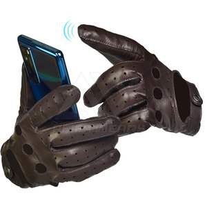 Best Quality Winter <b>Driver</b> <b>Gloves</b> with Touch Screen Feature New Design Plain Leather <b>Gloves</b> Wholesale From Pakistan - Product Image 4