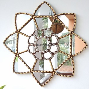 La decoración más vendida para el hogar y el hotel, la sala de estar y el vestíbulo, espejo de pared de alta calidad estándar de la India a un precio impresionante - Product Image 2