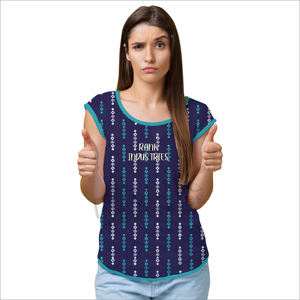 เสื้อยืดผู้หญิงผ้าพรีเมี่ยมพิมพ์ลายออกแบบได้ตามต้องการ - Product Image 2