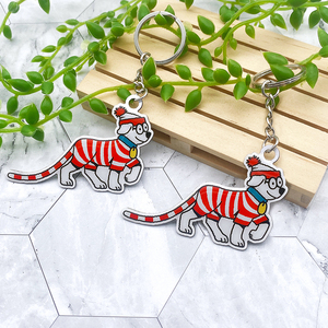 โรงงานพวงกุญแจพิมพ์โลหะ พวงกุญแจโลหะแบบกําหนดเอง - Product Image 3