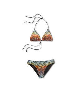 Vêtements d'été en gros, maillots de bain pour femmes, imprimé animal personnalisé, cristaux, dos nu, grande poitrine, ensemble 2 pièces - Product Image 2