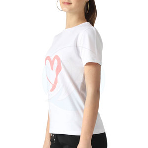 Offre Spéciale de service OEM T-shirts pour femmes T-shirts pour femmes T-shirts pour femmes en gros T-shirts pour femmes avec logo personnalisé - Product Image 2