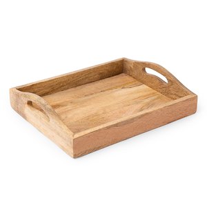 Plateau en bois décoratif pour bureau à domicile Décoration intérieure Plateau de service en bois décoratif par S A And Sons Exports - Product Image 1