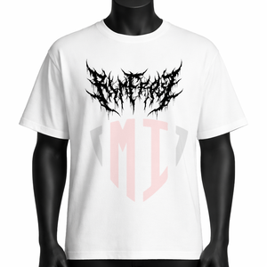 Camiseta estampada para hombre con gráfico abstracto, cuello redondo, manga corta, algodón suave, informal, elegante, diseño personalizado, suministro de fábrica OEM - Product Image 1