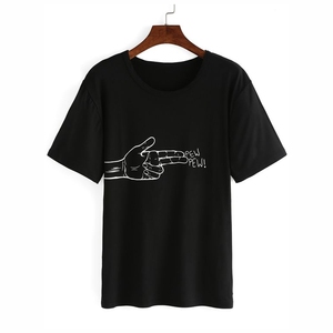 OEM Design de logo personnalisé pour hommes, printemps, automne, nouveaux vêtements d'automne, marque à la mode, col rond, t-shirt à manches courtes pour hommes - Product Image 1