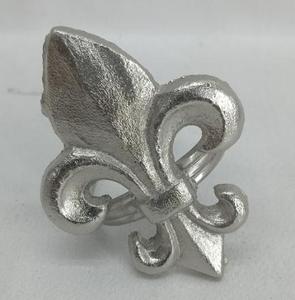 Servilleteros de aluminio con diseño de colmena plateada de lujo, accesorios de decoración de mesa de fiesta para bodas para hoteles - Product Image 3