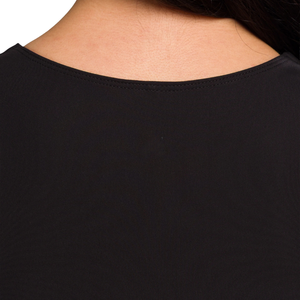 Flex Tank Women’s Lightweight Stretch Tenacity Lite Cropped Activewear Gym Workout Tank Top with Modern Fit <b>Black</b> - Product Image 3