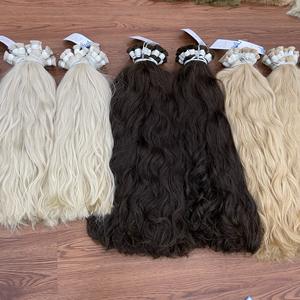 Extensiones de Cabello Humano Virgen Vietnamita de Alta Calidad al por Mayor, Ondulado Natural Sedoso, Doble Trama a Máquina, Suministro a Granel - Product Image 4