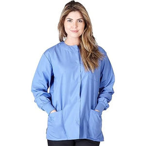 Léger échauffement naturel uniformes femmes infirmière vêtements de travail gommage vestes pour l'hôpital meilleure vente - Product Image 4