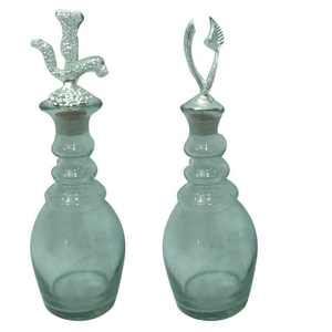 Envases de Perfume de Diseño de Mediados de Siglo, Botella de Perfume con Tapa Metálica de Diseño, Vidrio de Calidad Sostenible, Tocador - Product Image 3