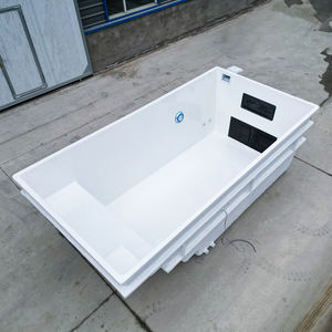 สระว่ายน้ำไฟเบอร์กลาสแบบฝังดิน ทนทาน เหมาะสำหรับรีสอร์ท โรงแรม และที่อยู่อาศัย มีขนาดให้เลือกปรับแต่งได้ จัดส่งตรงจากโรงงาน - Product Image 2