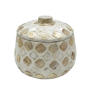 Caja de baratija con tapa de nácar hecha a mano, decoración de mesa, caja de joyería, decoración del hogar, mayoristas de Vietnam - Product Image 1