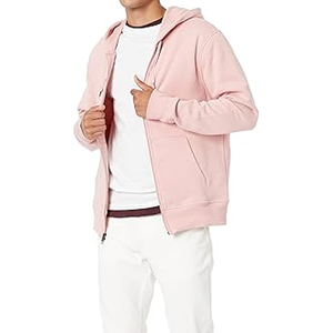 Pull-over poches latérales zippées complètes thermique épais polaire poids lourd hommes sweats à capuche conception personnalisée vos propres manches complètes hommes sweats à capuche - Product Image 4