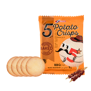 Snacks salados de calidad superior Kicco 5 patatas dulces patatas fritas finas horno horneado bajo en grasa caja baja en calorías - Product Image 4