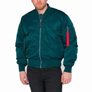 Chaqueta de bombardero personalizada para hombre, chaqueta de béisbol de satén al por mayor para hombre, chaqueta de manga larga con letras, ropa activa - Product Image 2