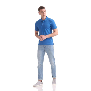 Polos de algodón transpirable personalizados de la mejor calidad al por mayor con logotipo bordado, polos de talla grande para hombre - Product Image 2