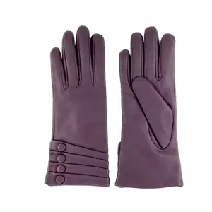 Sarung tangan kulit wanita, sarung tangan musim dingin kualitas terbaik, sarung tangan kulit gaya terbaik, sarung tangan musim dingin Super hangat