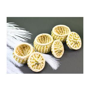 Cesta de hierba Sabai hecha a mano rústica para almacenamiento y estilo decorativo para el hogar con tejido natural duradero y diseño sostenible - Product Image 5