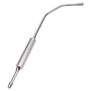 Cannule d'aspiration dentaire manuelle en acier inoxydable chirurgical 4 mm, aspiration des sinus, haute qualité, réutilisable, conçue pour les professionnels - Product Image 2