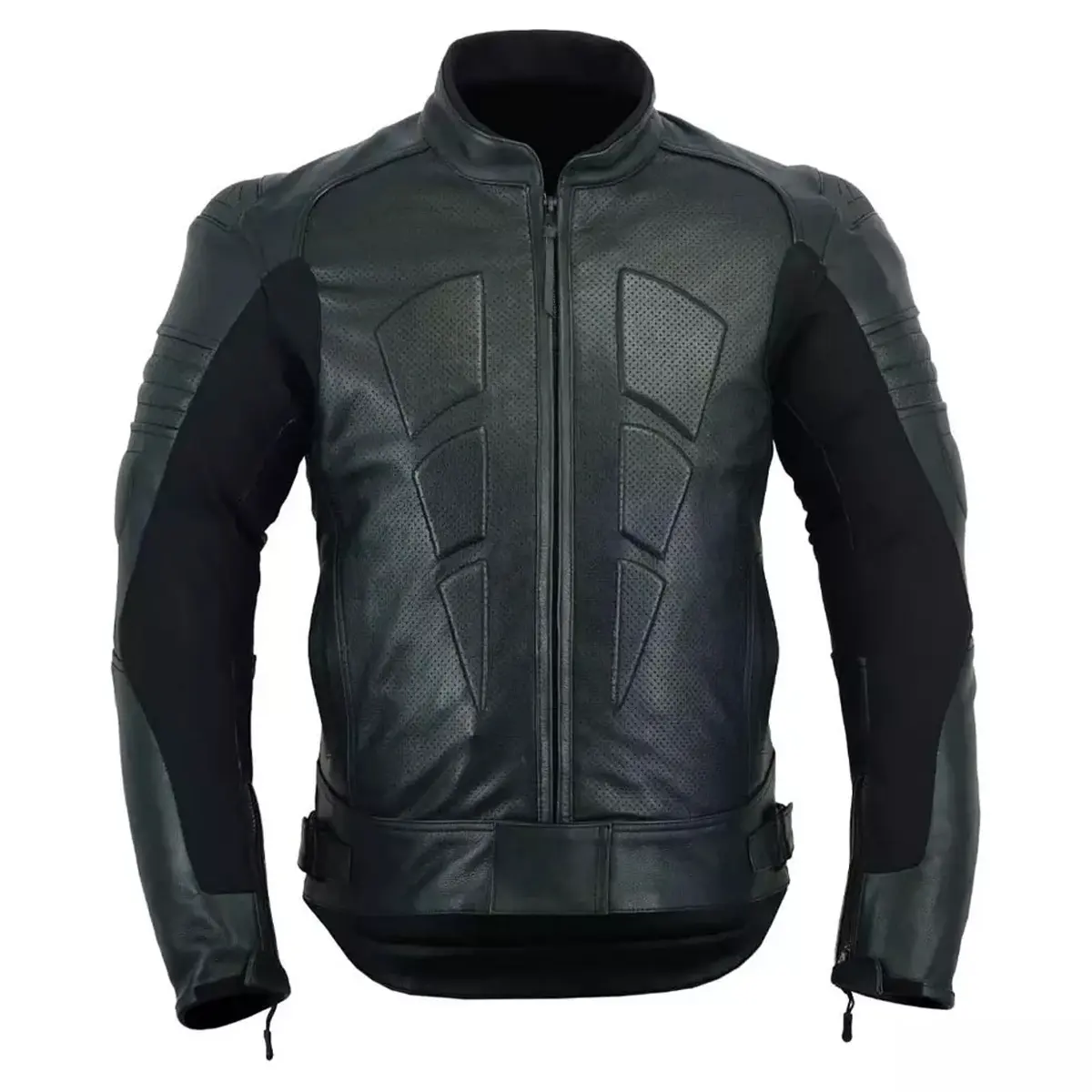 high quality leather motorcycle jacket textile waterproof biker racing jacket touring riding reflective motorbike clothing