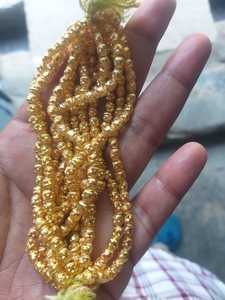 Cuentas de metal de latón redondas acanaladas hechas a medida ideales para diseñadores de pulseras y collares adecuados para reventa - Product Image 5