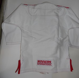 Kimono de BJJ pour hommes, tissage Perle/Or, couleurs personnalisables - Product Image 6
