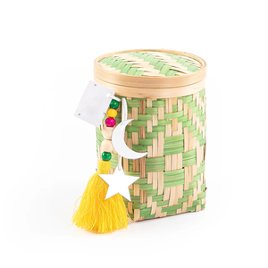 Gergean Occasion Arabian High Quality Bamboo Storage Box Ramadan Woven Rattan Storage Baskets Decorative Made in Vietnam - Product Image 2