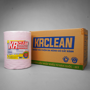 Krclean Chiffons de nettoyage industriels écologiques de haute qualité Serviettes de lavage de voiture sur rouleau Lingettes pour salle blanche de l'usine du Vietnam - Product Image 3
