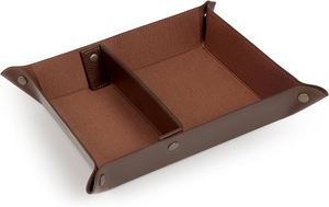 Plateau de service en cuir pour le thé et les fruits avec revêtement en cuir, qualité supérieure pour hôtel, maison, restaurant, plateau de service pour le dîner, vente chaude - Product Image 2