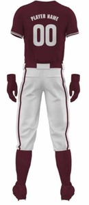 Uniforme de baseball sur mesure de haute qualité mettant en vedette votre nouvelle conception et technique d'impression par sublimation disponible à la vente - Product Image 6