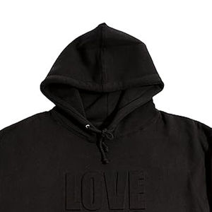 Custom Streetwear Basics Cotton Blended Heavyweight Men's <b>Thermal</b> <b>Hoodie</b> Printing 3d Emboss Us Size Embossed Hoodies For Men - Product Image 5