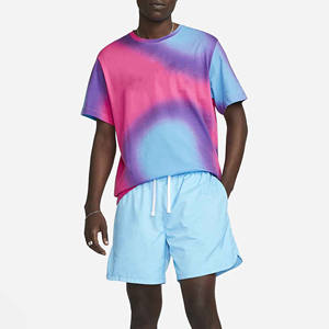 Dernier TShirt 100% Polyester T Shirt Sublimation Blanks Tshirt Avec Logo Personnalisé Imprimé T Shirt Hommes T-shirt uni pour hommes - Product Image 6