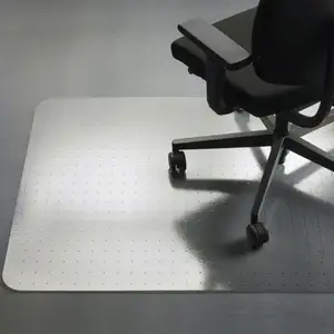 Tapis de chaise de bureau pour animaux de compagnie pour plancher en bois dur, tapis de chaise transparent pour plancher dur