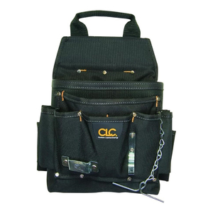 Tùy Chỉnh Chuyên Nghiệp 5505 Chuyên Nghiệp Thợ Điện Của Công Cụ Pouch Đạn Đạo Poly 12 Túi Da Bò Màu Đen Chế Biến Gỗ Móng Tay Túi Móng Tay Móng Tay - Product Image 1