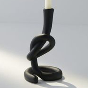 แท่นวางเทียนอลูมิเนียม3วงแหวนบนฐานเคลือบสีดำสำหรับฤดูใบไม้ร่วงอุปกรณ์จัดงานแต่งงานฮาโลวีนงานฝีมือใหม่ล่าสุด - Product Image 3